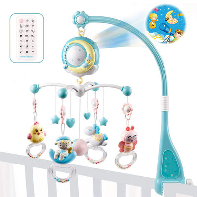 Newborn Infant Baby Crib Rotating Musical Toy