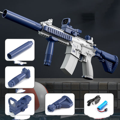 Electric Water Gun: Long-Range Fun - Blue - M416 | Buy on Aleezayn.com