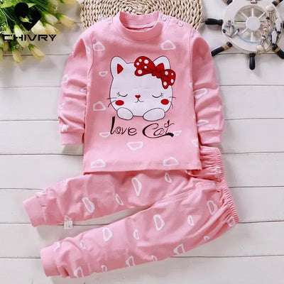 Cute Baby Pajamas 2024: Cartoon Sets - Kids Clothing - Style 4 - 6M-9M - Image 1 | Buy on Aleezayn.com