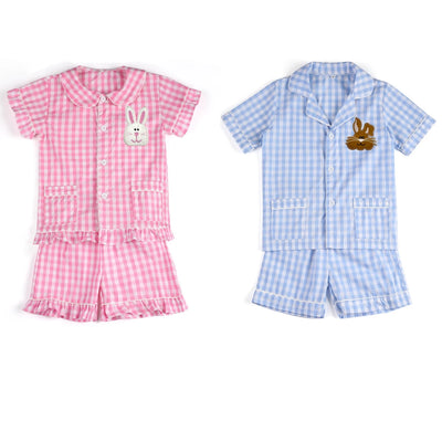 Family Matching Pajamas: Red Cotton PJs - Kids Clothing - boy white and yellow - 8T | Buy on Aleezayn.com