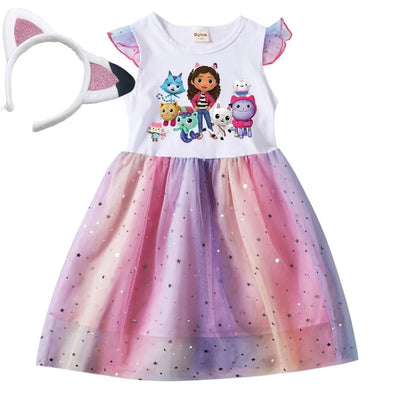 Baby Girl Princess Dress with Headwear - Kids Clothing - Pink - 110 - Image 1 | Buy on Aleezayn.com