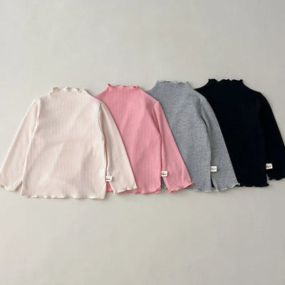 Baby Girls' Long-Sleeve Cotton Undershirt - gray - 6T 130cm | Buy on Aleezayn.com