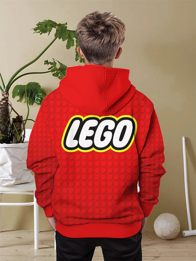 Kids' 3D Printed LEGO Hoodies - Kids Clothing - Z2HLDY202513JK - 130(7-8Y) - Image 1 | Buy on Aleezayn.com