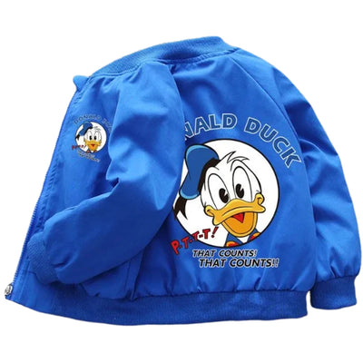 Kids' Cartoon Jackets: Donald Duck Print - Kids Clothing - Yellow - 3T - Image 1 | Buy on Aleezayn.com