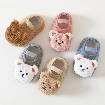 Warm Baby Bear Shoes Winter - XiaoxiongXuebuGray - L-insole15cm | Buy on Aleezayn.com
