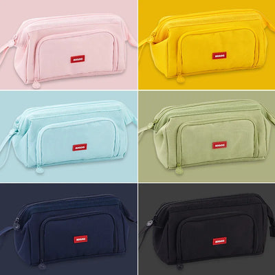 Large Capacity Pencil Case for Students - BLACK | Buy on Aleezayn.com