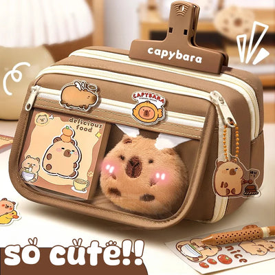 Cute Kawaii Pencil Case for Kids - Green Basic Set - CHINA | Buy on Aleezayn.com