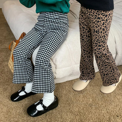 Baby Girl Leopard Flare Pants - Kids Clothing - 1 - 90 - Image 1 | Buy on Aleezayn.com