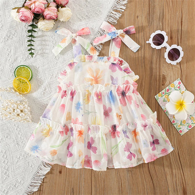 Summer Chiffon Beach Skirt - Pink - 10(18-24M) | Buy on Aleezayn.com