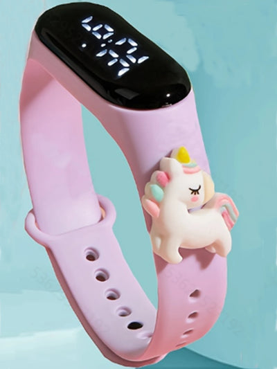 Kids' LED Cartoon Watch - Kids Clothing - Purple | Buy on Aleezayn.com