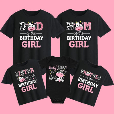 Cute Cow Family Matching Outfits - Kids Clothing - shown as picture - baby Romper 12 MONTH - Image 1 | Buy on Aleezayn.com