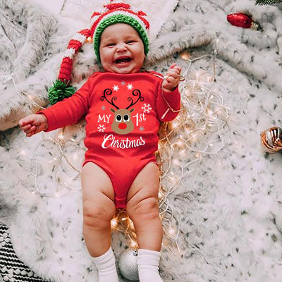 Baby's First Christmas Outfit - R2903-A008RD- - 12M | Buy on Aleezayn.com