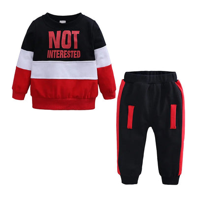 Baby Girl & Boy Clothes Set: Spring/Autumn Outfits - Kids Clothing - Black - 2T - Image 1 | Buy on Aleezayn.com