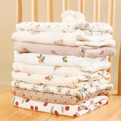 Soft Muslin Baby Swaddle Blanket - Baby Care - B - 80X65cm - Image 1 | Buy on Aleezayn.com