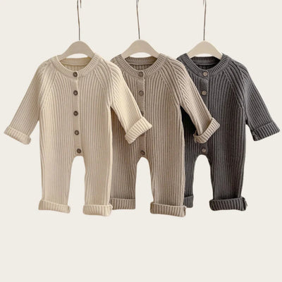 Autumn Baby Rompers: Knit Jumpsuits - khaki - CHINA | Buy on Aleezayn.com