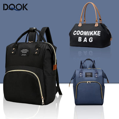 Large Capacity Diaper Bag Backpack - MMB-BLACK | Buy on Aleezayn.com