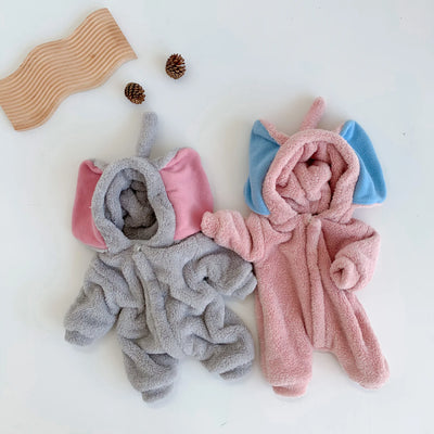 Warm Baby Romper (Autumn/Winter) - 90cm - Gray Elephant | Buy on Aleezayn.com