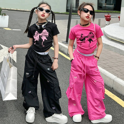 Girls' Summer Fashion Sets (4-13 Years) - Kids Clothing - image - CHINA - Image 1 | Buy on Aleezayn.com