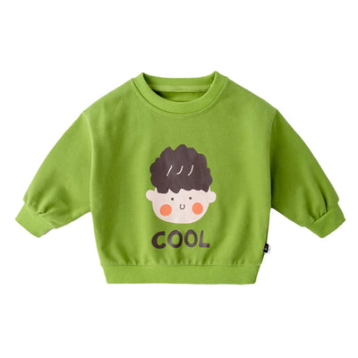 Cute Baby Sweatshirts: Fall & Spring - Kids Clothing - Yellow - 7-8T 130cm - Image 1 | Buy on Aleezayn.com